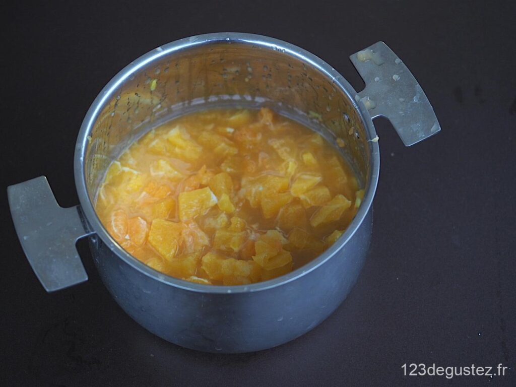 agrumes confits au chocolat à tartiner