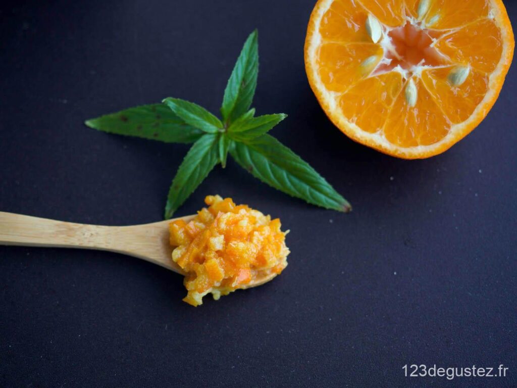 zeste de mandarine antigaspi