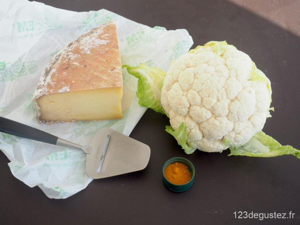 gratin de chou fleur à la raclette