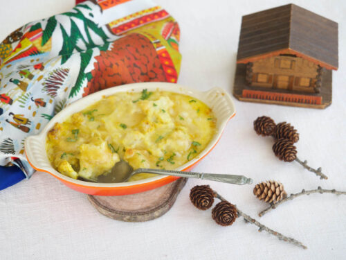 gratin de chou fleur à la raclette