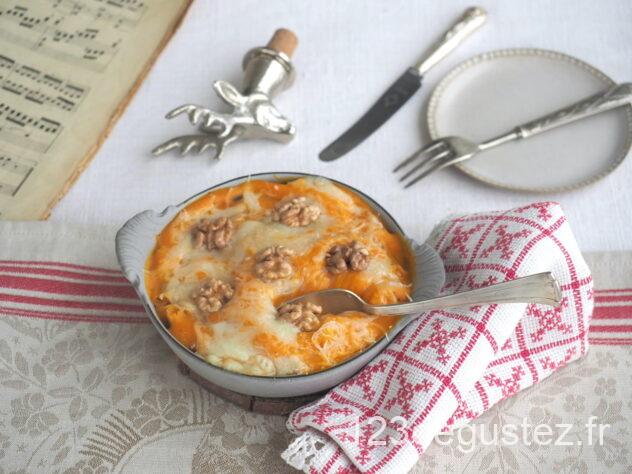 gratin de pâtes léger