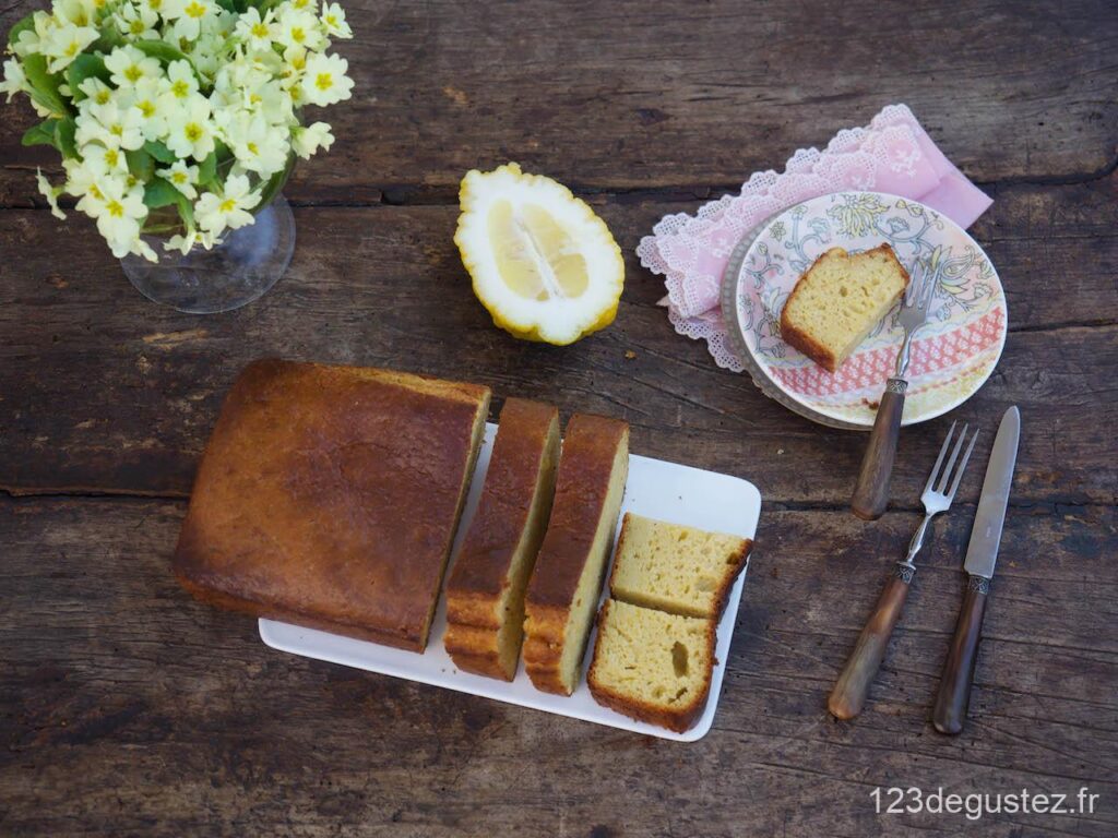gâteau au cédrat frais