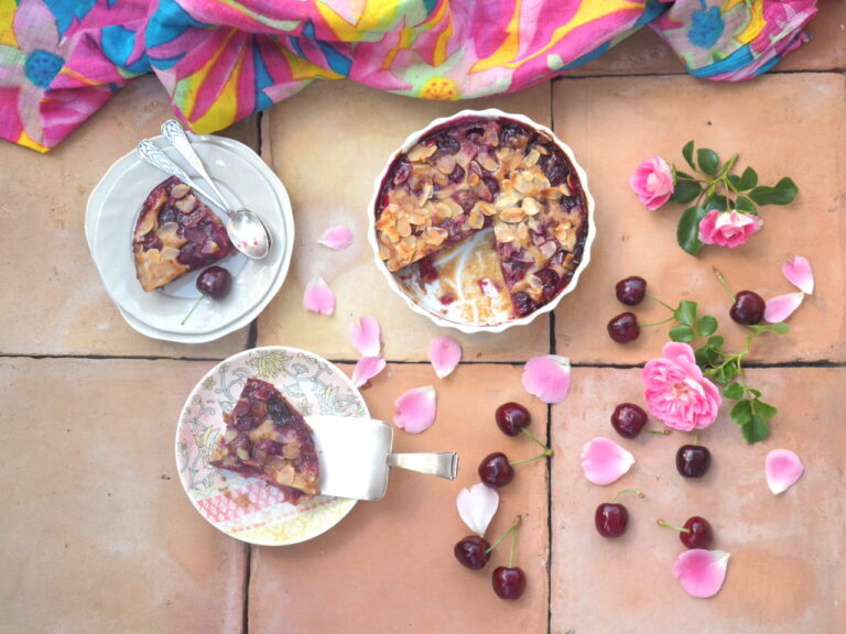 clafoutis cerise et amande
