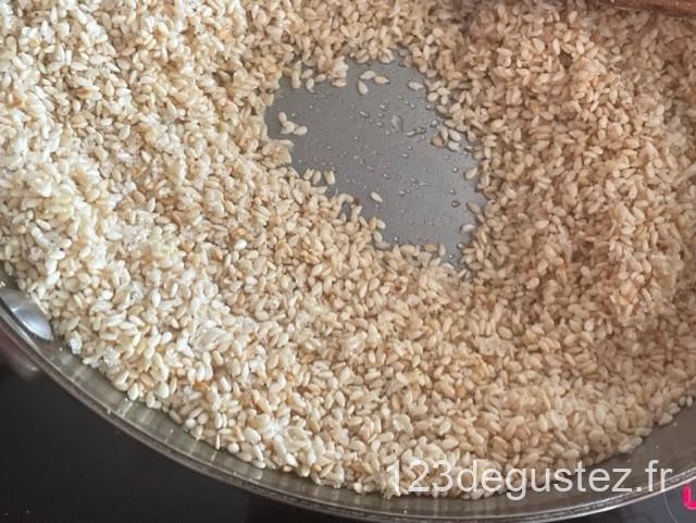 croquant sésame et miel