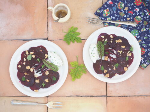 salade de beterave au chèvre