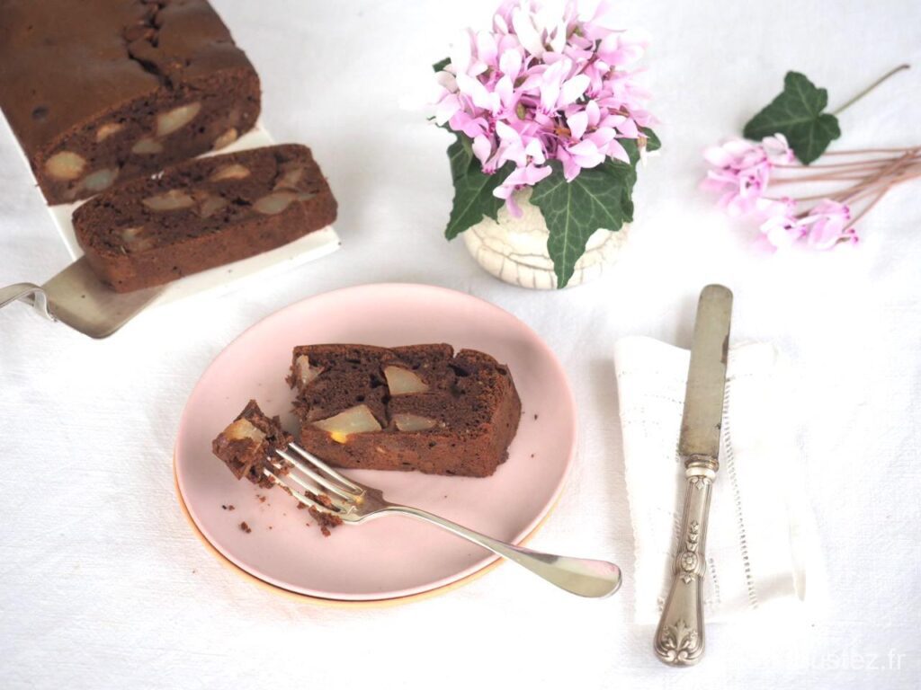 gateau poire chocolat