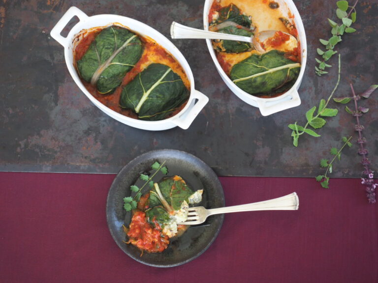 feuilles de blette farcies