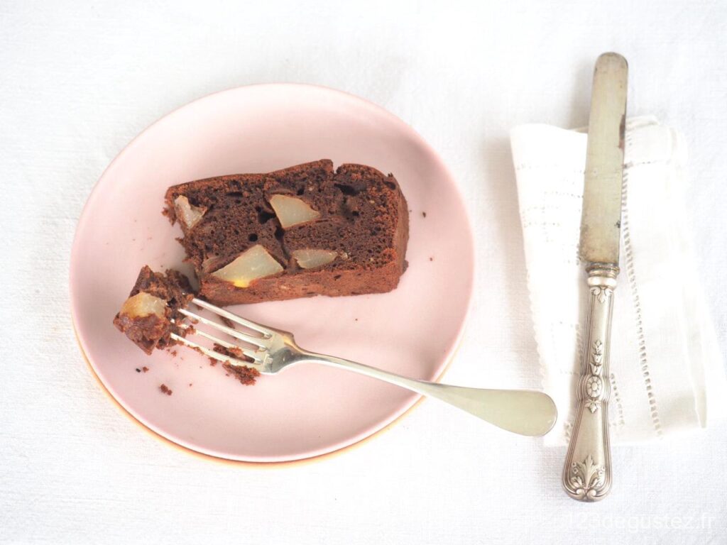 gateau poire chocolat