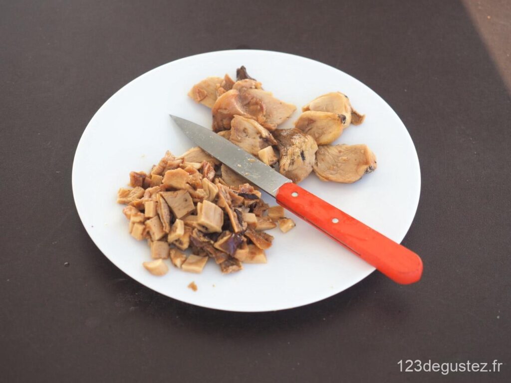 flan de courge aux cèpes