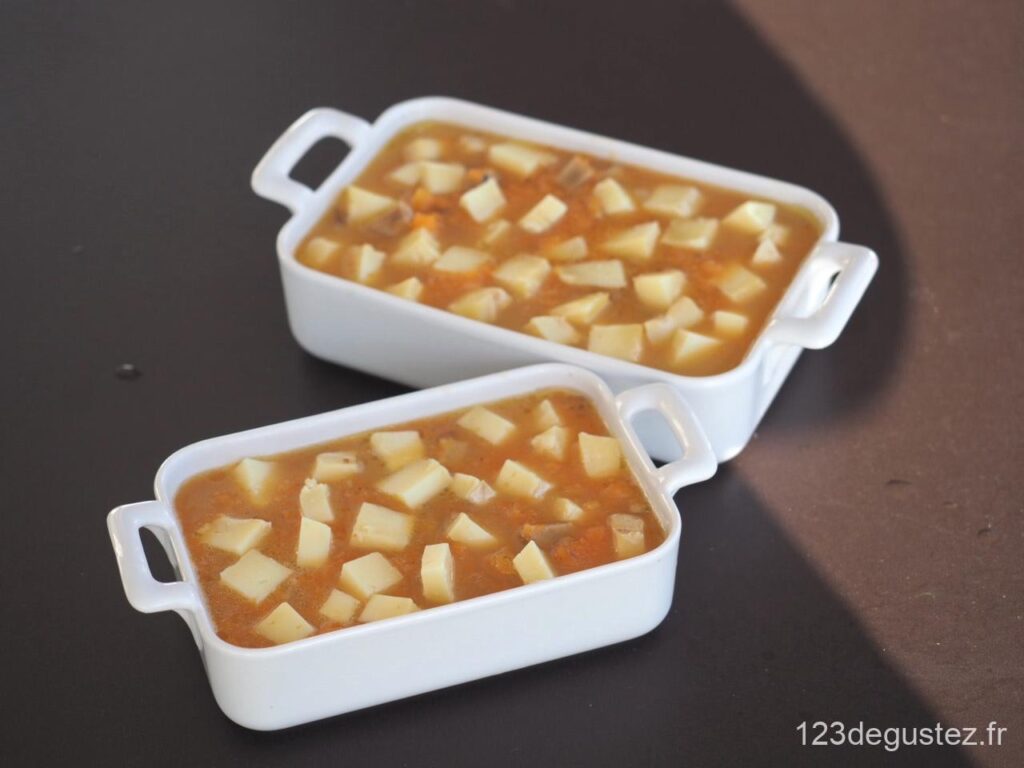 flan de courge à la tomme