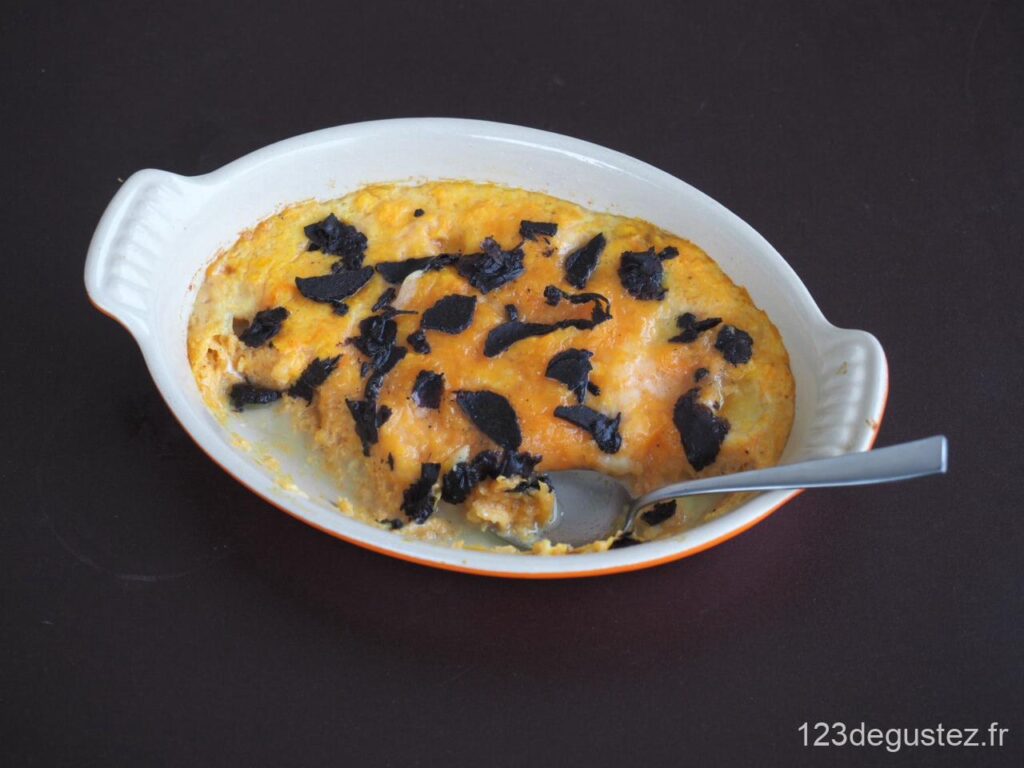 flan de courge aux truffes