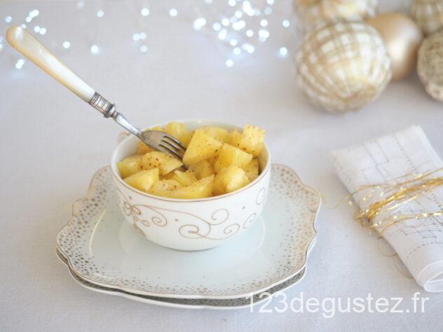 ananas frais poivre et sel