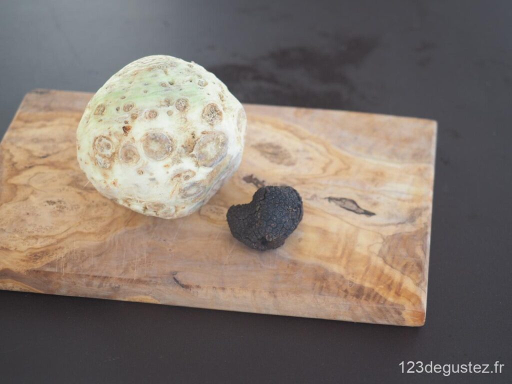 velouté de céleri aux truffes