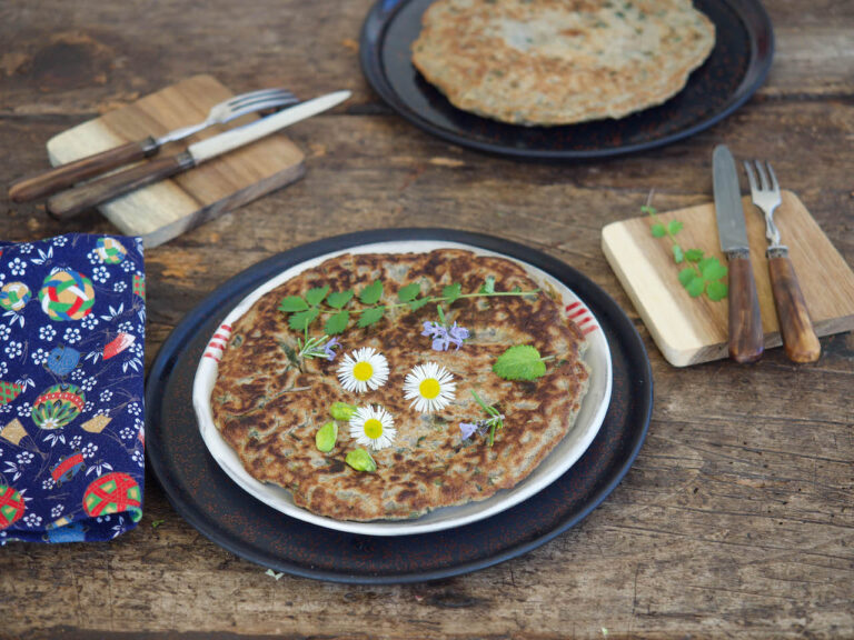 galettes aux oignons nouveaux