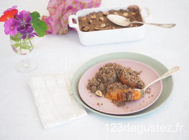 crumble abricot sarrasin