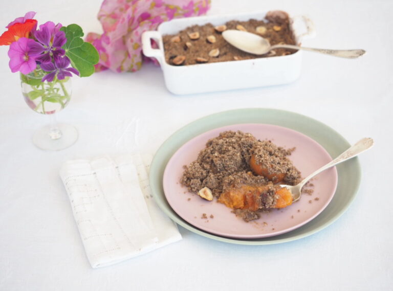 crumble abricot sarrasin