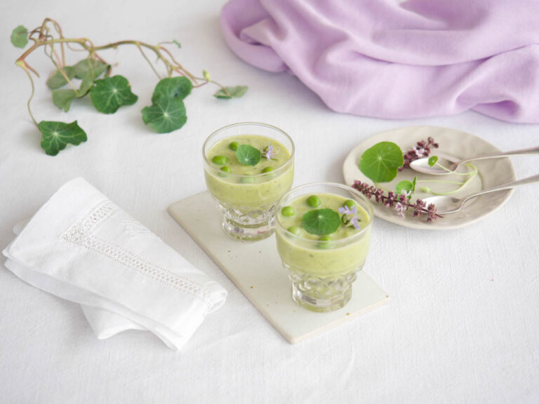 gaspacho vert au basilic