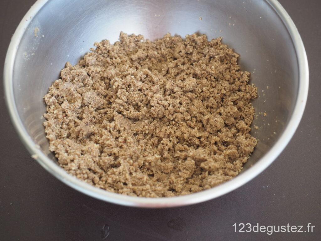 crumble sarrasin noisette