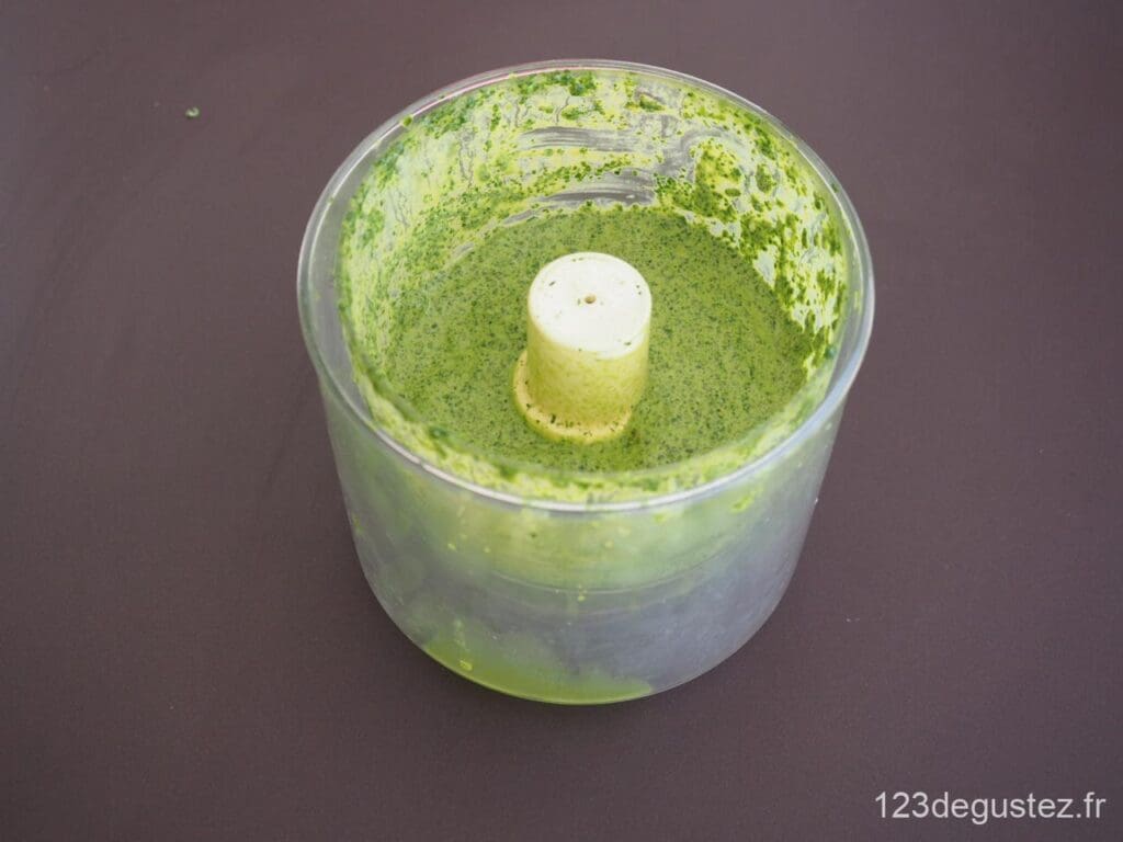 quinoa au coulis de cresson