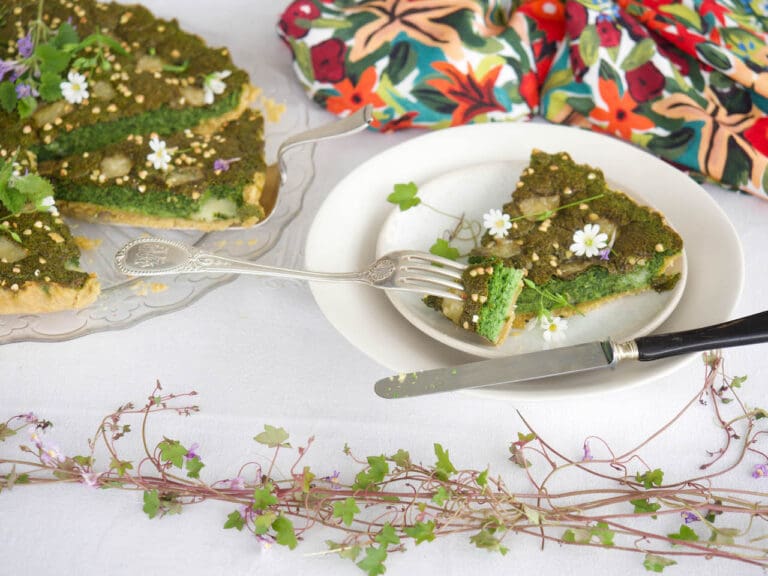 tarte aux épinards