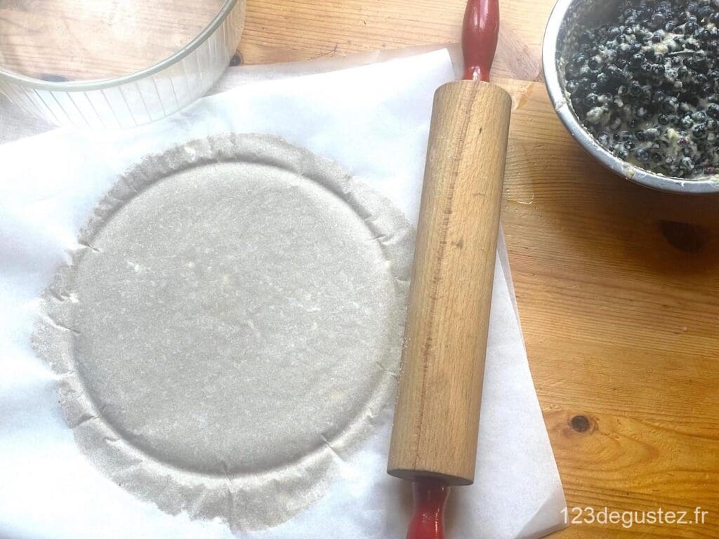 tarte aux myrtilles sauvages