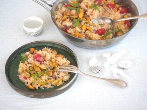 moules à la grecque