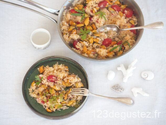 moules à la grecque