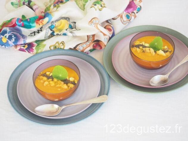 velouté de carottes et chataignes