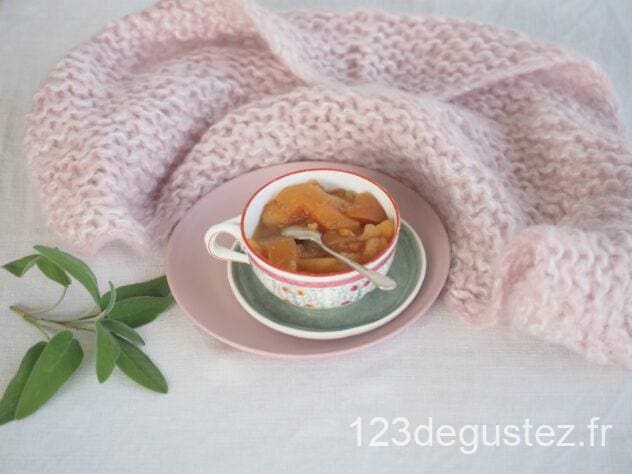 Pommes confites caramel beurre salé