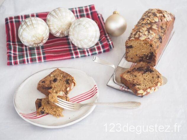cake épices banane chocolat