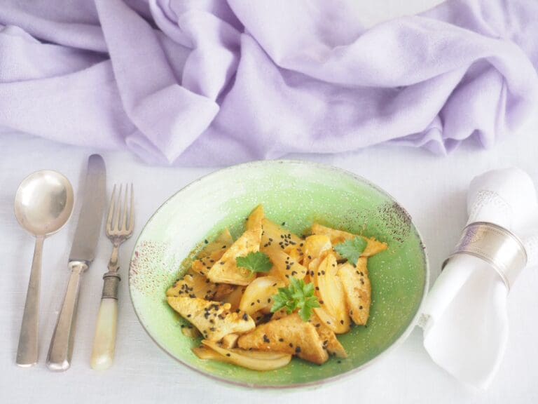 tofu sauce orange et gingembre