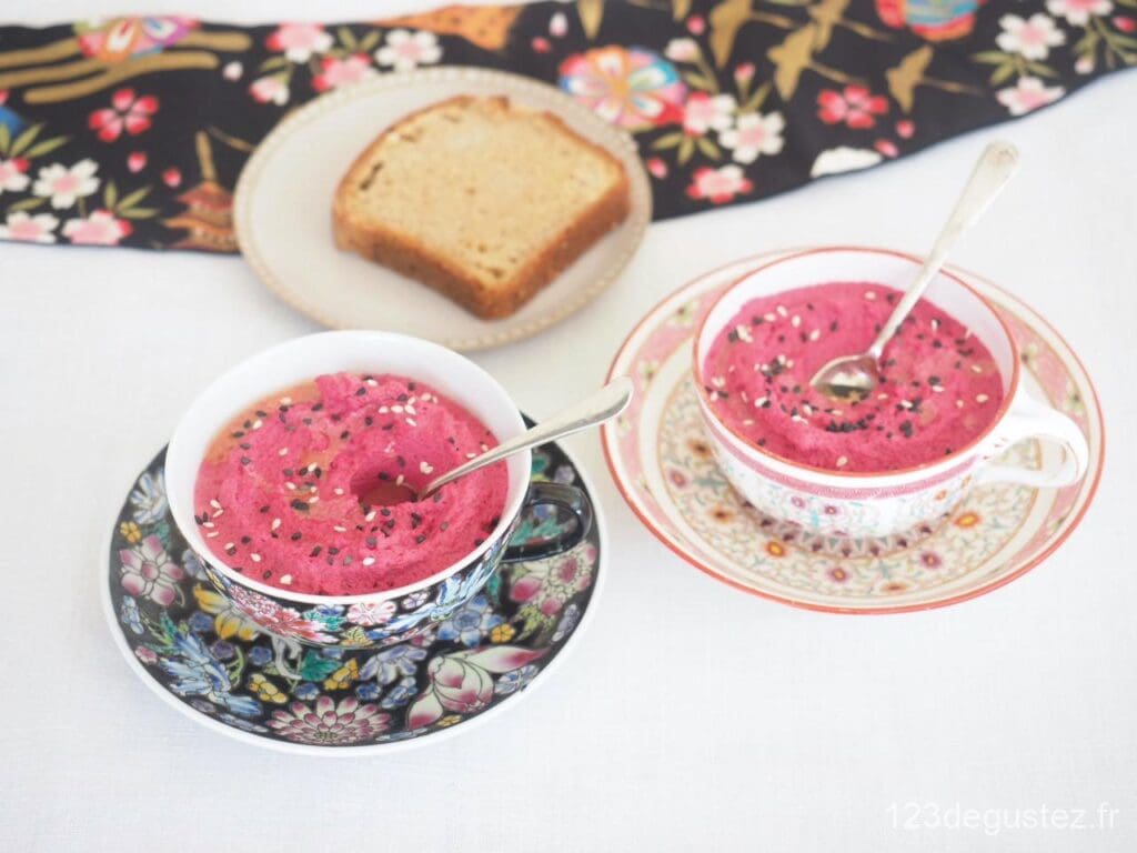 Houmous betterave et orange