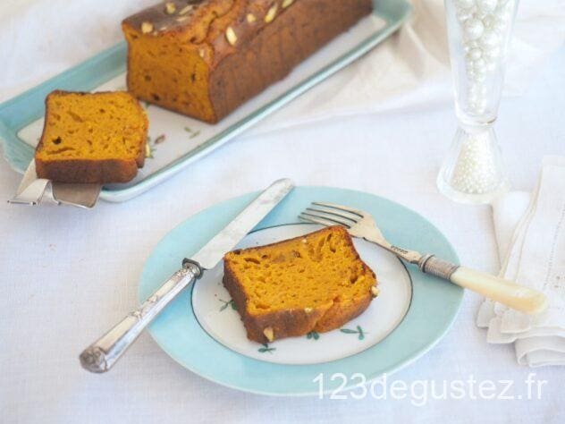 cake potimarron et cèpes